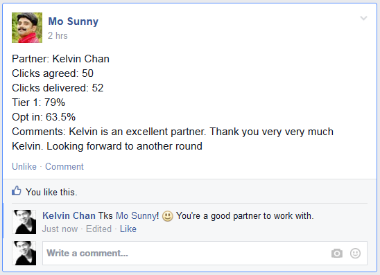 Kelvin Chan Solo Testimonial Mo Sunny