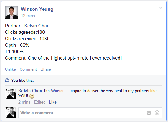 Kelvin Chan Solo Testimonial Winson Yeung